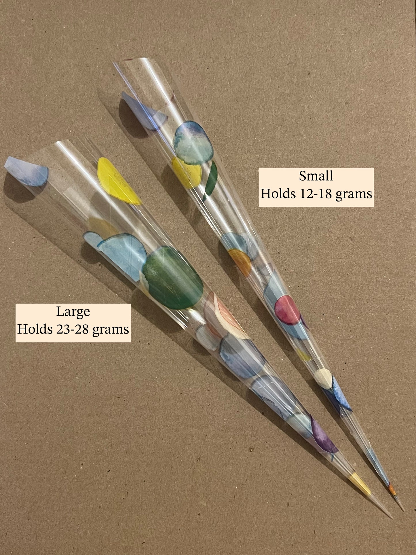 Empty Hand-Rolled Henna Cones